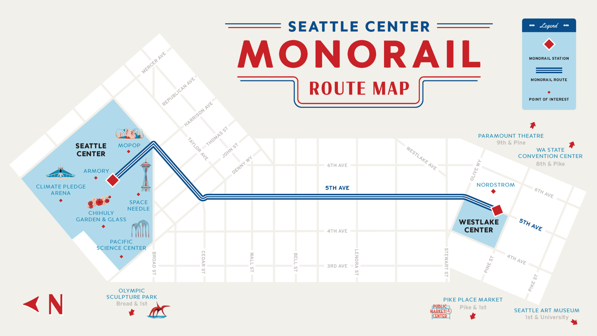Seattle Monorail Signage Route Map CI 0042 2048x1152 